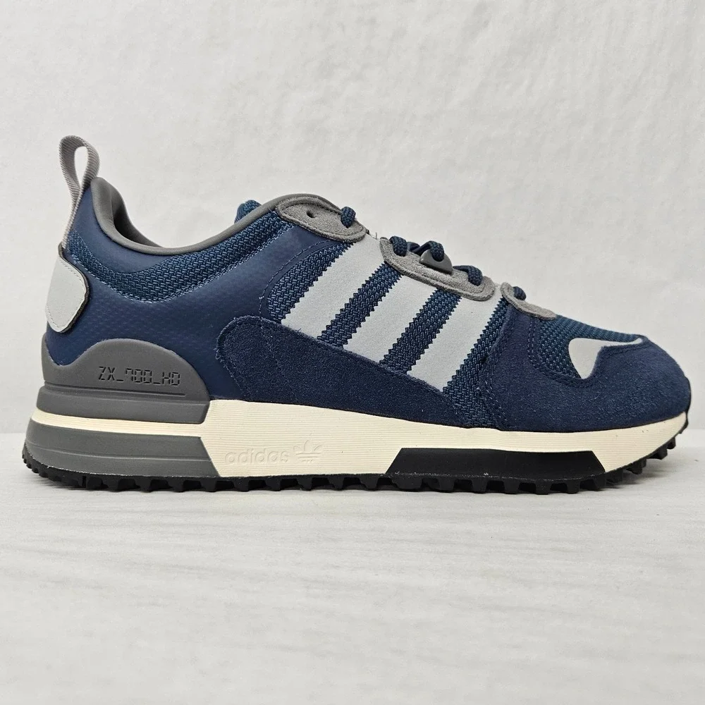 Adidas ZX 700‎ HD Retro Sneakers H01850 Crew Navy Grey Blue Men's Size 7.5